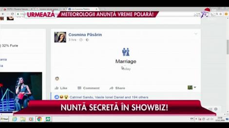 Şoc în lumea mondenă! Cosmina Păsărin s-a măritat azi!