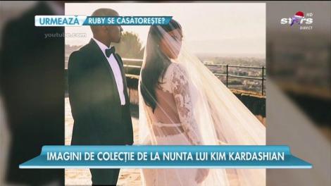 Imagini de colecție de la nunta lui Kim Kardashian
