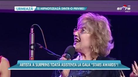 Corina Chiriac a surprins toată asistența la gala "Stars Awards"