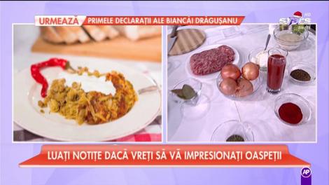 Chef Raluca Dumitru gătește "Varză a la Cluj"