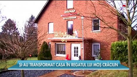 Și-au transformat casa în regatul lui Moș Crăciun!