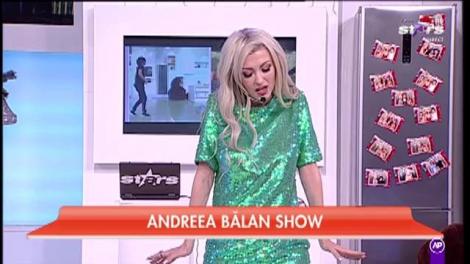 Rochia scurtă a lăsat prea mult la vedere! Andreea Bălan, show total la TV