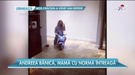 Andreea Bănică, mamă cu normă întreagă