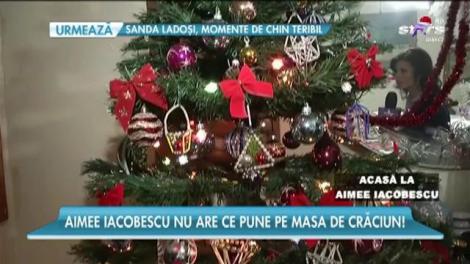 Actrița Aimee Iacobescu nu are ce pune pe masa de Crăciun!
