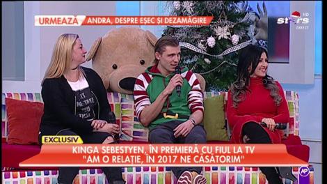 Kinga Sebestyen, în premieră cu fiul la tv