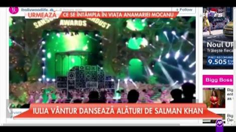 Iulia Vântur dansează alături de Salman Khan
