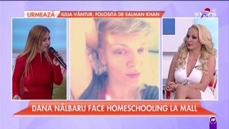Dana Nălbaru face homeschooling la mall