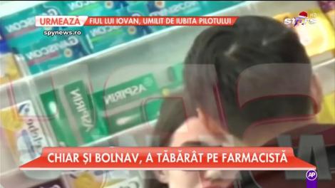 Liviu Vârciu și-a exersat calitățile de cuceritor la o farmacie