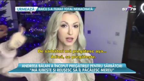 Andreea Bălan ne-a deschis ușa casei sale! Vedeta a început pregătirile pentru primul Crăciun în trei