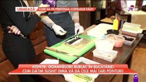 Dima Trofim te învaţă cum să faci sushi!