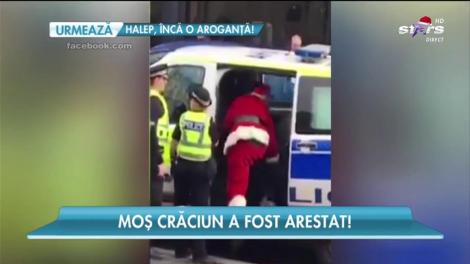 Imagini uluitoare cu Moș Crăciun urcat în dubă!