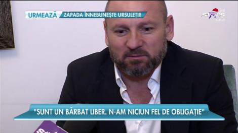 Bogdan Stelea: ”Sunt un bărbat liber. N-am niciun fel de obligație”