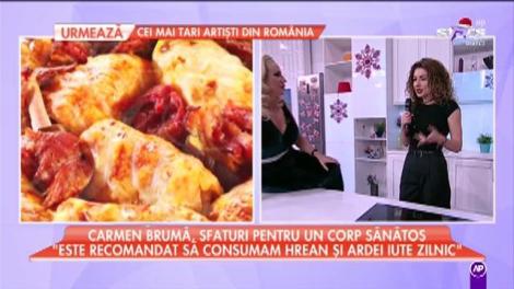 Carmen Brună, sfaturi pentru un corp sănătos