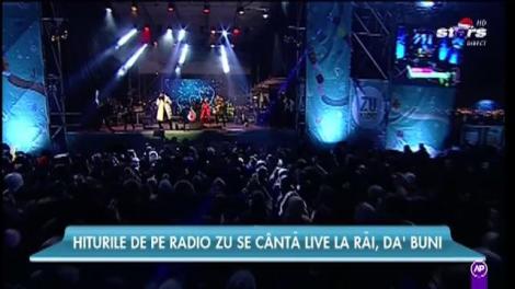 Ruby și Dorian Popa, show incendiar în Piața Universității