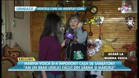 Marina Voica "Am un brad unicat făcut din sârmă și mărgele"