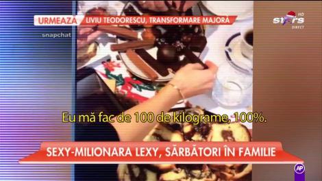 Sexy-milionera Lexy, sărbători în familie