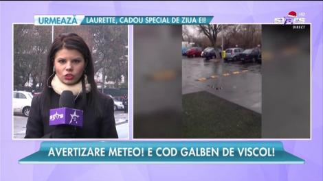 Aproape jumătate de ţară va fi acoperită de zăpadă