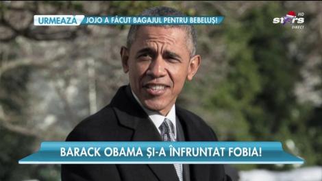 Barack Obama şi-a înfruntat fobia: oamenii de zăpadă!