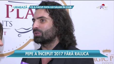 Pepe a petrecut revelionul pe scenă