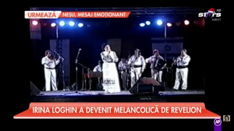 Irina Loghin a devenit melancolică de Revelion