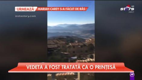 Catrinel Menghia, tratată ca o prinţesă de Revelion