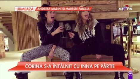 Corina s-a întâlnit cu Inna pe pârtie