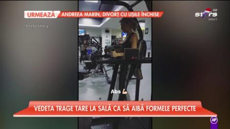 VIDEO HOT! Jos cu sărmăluţele şi salata de boeuf! Alina Eremia și-a expus formele la sala de sport