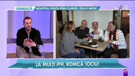 Romică Ţociu, în lacrimi de ziua lui!