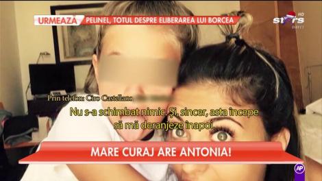 Antonia filmează primul clip, după a treia naștere