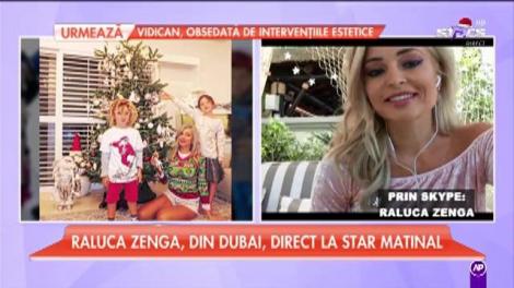 Raluca Zenga, din Dubai, direct la Star Matinal