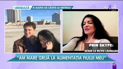Silvia Lăuneanu, nuntă în America, botez în România