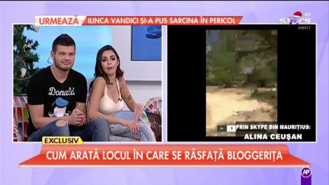 Alina Ceușan, în direct din Maurițius! "Mi-am petrecut Revelionul aici"