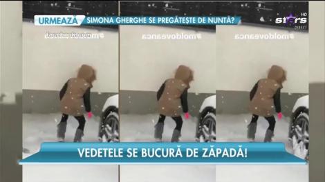 Cum au întâmpinat celebritățile codul roșu de ninsori