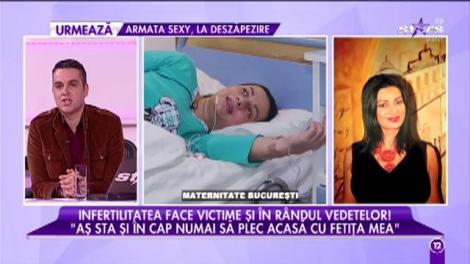 Infertilitatea face victime și în rândul vedetelor. ”În trecut, mi-a murit un copil!”