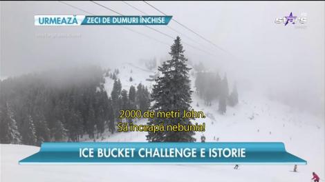 Ice Bucket e istorie. Dorian Popa s-a distrat de minune