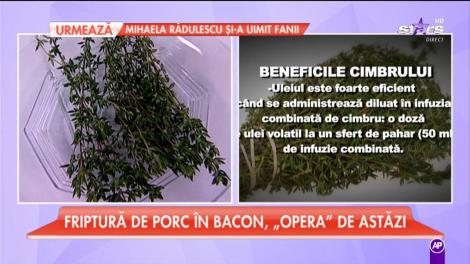 Cimbrul, perfect pentru organism