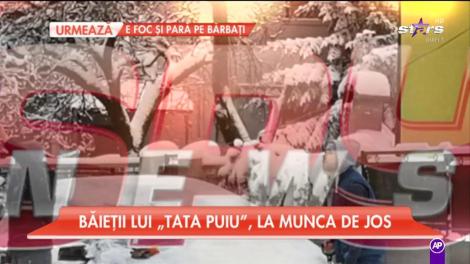 Cei doi fii ai lui Anghel Iordănescu au fost puși la munca de jos, chiar de tatăl lor