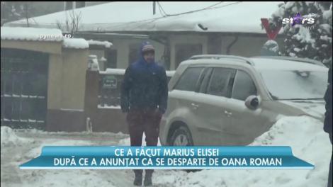 Primele imagini cu Marius Elisei după ce a anunțat că se desparte de Oana Roman