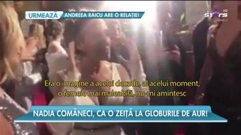 Sarah Jessica Parker, în genunchi în fața Nadiei Comăneci, la decernarea Globurilor de Aur