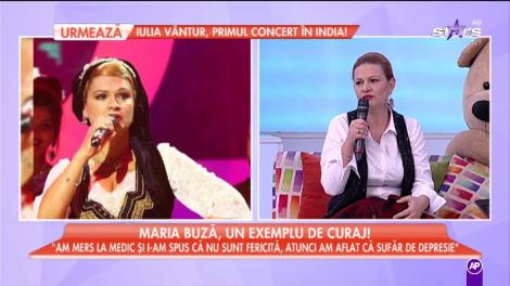 Maria Buză s-a confruntat cu o depresie puternică