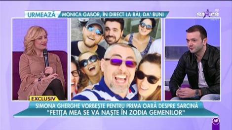 Simona Gherghe a vorbit pentru prima oară despre sarcină: "Fetiţa mea se va naşte în zodia gemenilor"