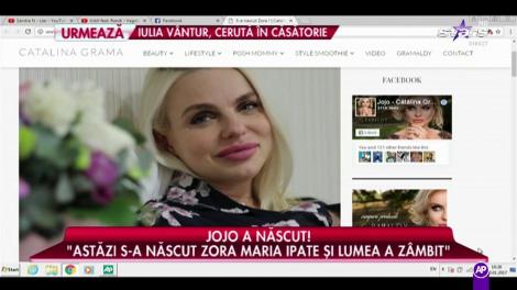 Jojo a născut o fetiță perfect sănătoasă !
