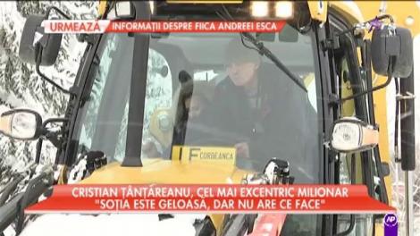 Cristian Ţânţăreanu a rămas înzăpezit