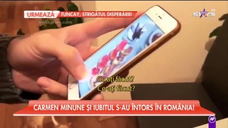 Carmen Minune și iubitul s-au întors în România!