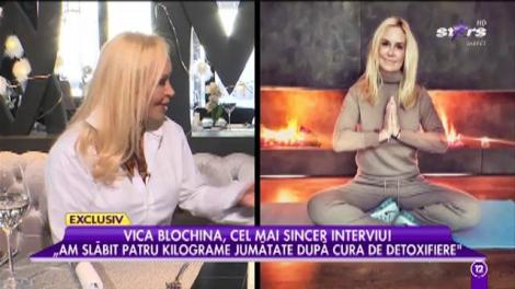 Vica Blochina, cel mai sincer interviu: "M-am întâlnit cu Andreea Marin la detox şi am făcut yoga!"
