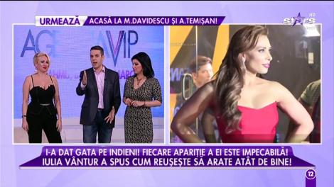 Iulia Vântur i-a dat gata pe indieni! Fiecare apariţie a ei este impecabil!