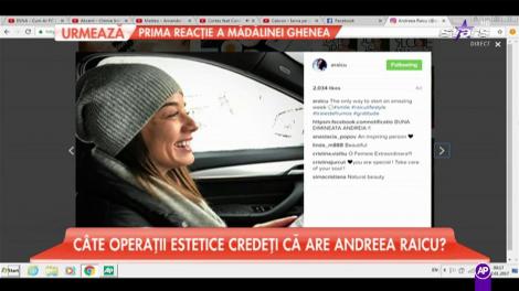 Căte operații estetice și-a făcut Andreea Raicu