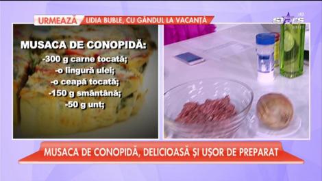 Nu ştii ce să mai prepari pentru cei dragi? Îţi dăm noi o idee: MUSACA de conopidă - delicioasă şi uşor de preparat!