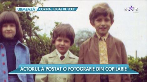 Gerard Butler, cuprins de nostalgie! Actorul a postat o fotografie cu el de pe vremea când era copil