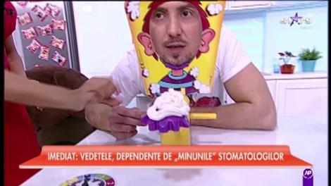 Provocare inedtă la Star Matinal! Sonny Flame şi-a luat o "palmă" de frişcă în faţă!